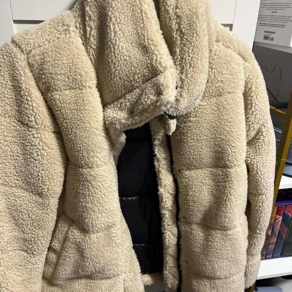 Plush Cream Sherpa Jacket